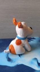 vintage mini peluş köpek & 9 cm