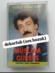 Dekorluk Müzik Kaseti (Arızalı Kasettir) Müslüm Gürses - Güle Güle Git / Müzik Kaseti