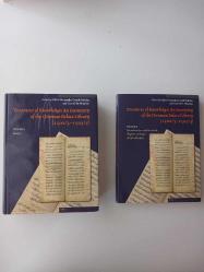 Treasures of Knowledge: An Inventory of the Ottoman Palace Library (1502/3 - 1503/4) Volume I - Volume II [ 2 Cilt Takım ]