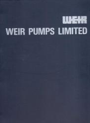 WEIR Pumps Ltd. - Pumps for the Sewage Industry - Ürün Kataloğu - Kuşe Kağıda, Renkli, Resimli, Klasör Ciltli İlk Baskısı