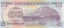 Honduras, 2 ve 5 Lempiras ikisi bir arada,