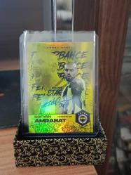 FENERBAHÇE SOFYAN AMRABAT ISLAK İMZALI FUTBOL KARTI
