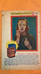 YILDIZ SİNEMA, FİLM MECMUA DERGİSİ  SAYI: 60 - 1 MAYIS 1941 - JAMES STEWART - OLIVIA DE HAVILLAND - JANET GAYNOR - SHIRLEY TEMPLE - AZİZE EMİR - K. TUĞCU - S. M. YURDATAP - TAHŞİN DEMİRAY - CEMİL CAHİT - MERLE OBERON - GRETA GARBO - SONJA HENIE - C. CAHİT - S. SOLELLİ - M. ENON - NEZAHAT DEMİRAY - GREER GARSON - ORHAN TOLON - SIGRID GURIE - SAMUEL GOLDWYN - GARY COOPER - SARA HADEN - ALAN HALE - RUFUS EDWARD MACKAHAN - JACK HALEY - RICHARD GREENE - GRACIE FIELDS - NAN GREY - ESCHAL MILLER - VIRGINIA GREY - TITO GUIZAR - FREDERICK GUIZAR - KORDA - MICHAEL KORDA - DAVID KORDA - MARKO POLO'NUN MACERALARI - CEZAYİR SEVDALARI - RİYO YILDIZI - UNUTULAN KADIN - SPITFIRE - ASRİ BİR ADAM - BAHAR HASTALIĞI - DOKTORUN SIRRI - UNUTMA BENİ - HÂKİM HARDY VE OĞLU - AŞK İLÂNLARI - VATAN KURTARAN ASLAN - DEVLER VADİSİ - KIZ KARDEŞLER - DODGE ŞEHRİ - DEMİR MASKE - KRALİÇE ELİZABETH İLE ESSEX DÜKÜ - YEŞİL CEHENNEM - VIRGINIA ŞEHRİ - PARMAKLARINIZ ÜZERİNDE - KADERİM - BÜYÜK CAZ - BİLLÜR KÖŞK  -  36 SAYFA