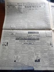 Cumhuriyet Gazetesi - 24 Aralık 1950 - Savaş metodu yazan Nadir Nadi Başmakale - dünya barışı için Rusya'ya yapılan teklif - Kore'de durgunluk sona ermek üzere - Kore'de yeni cephe hattının ilk siperlerinde kar altında düşmanı bekleyen kahramanlarımız fotoğraf - ilk Yaralı kafilemiz tokyo'dan hareket etti - milli güreş takımımız amerikalıları 8 0 yendi fotoğraf - büyük su Kongresi - Ali Ulvi Karikatür - haftanın şakaları yazan Burhan Felek - gazetecilik Falih Rıfkı Atay - Karanlık Oda Yazan Peride Celal Yazı Dizisi - afrodit ve altın kız yeni ses tiyatrosunda - Hamiyet Yüceses Ferdi Tayfur ve Mualla Mukadderin ilk konseri Pangaltı İnci sinemasında - mithatpaşa'ya nefyedilme kararının bildirildiği oda yazan Haluk Yusuf Şehsuvaroğlu - Admira dün Fenerbahçe'yi 1 0 mağlup etti fotoğraf - yeni kabul edilen dünya yüzme rekorları yazan Suat Erler -  Lefter Küçükandonyadis ve Cihat Arman saha kenarında maçı takip ederlerken fotoğraf - Turhal şeker fabrikası güreşçileri Bakırköy maçı olacak