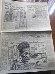 Cumhuriyet Gazetesi - 24 Aralık 1950 - Savaş metodu yazan Nadir Nadi Başmakale - dünya barışı için Rusya'ya yapılan teklif - Kore'de durgunluk sona ermek üzere - Kore'de yeni cephe hattının ilk siperlerinde kar altında düşmanı bekleyen kahramanlarımız fotoğraf - ilk Yaralı kafilemiz tokyo'dan hareket etti - milli güreş takımımız amerikalıları 8 0 yendi fotoğraf - büyük su Kongresi - Ali Ulvi Karikatür - haftanın şakaları yazan Burhan Felek - gazetecilik Falih Rıfkı Atay - Karanlık Oda Yazan Peride Celal Yazı Dizisi - afrodit ve altın kız yeni ses tiyatrosunda - Hamiyet Yüceses Ferdi Tayfur ve Mualla Mukadderin ilk konseri Pangaltı İnci sinemasında - mithatpaşa'ya nefyedilme kararının bildirildiği oda yazan Haluk Yusuf Şehsuvaroğlu - Admira dün Fenerbahçe'yi 1 0 mağlup etti fotoğraf - yeni kabul edilen dünya yüzme rekorları yazan Suat Erler -  Lefter Küçükandonyadis ve Cihat Arman saha kenarında maçı takip ederlerken fotoğraf - Turhal şeker fabrikası güreşçileri Bakırköy maçı olacak