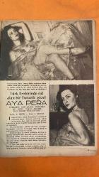 CENNET GÜZEL KADINLAR MAGAZİN MECMUASI DERGİSİ - SAYI: 11 - 9 OCAK 1954 - MÜNİR COŞKUN - R. S. YEŞİM - FALK ŞENOL - SABİTE TUR GÜLERMAN - HAMİYET YÜCESES - MUALLA MUKADDER ATAKAN - BENLİ BELKİS - NERİMAN KÖKSAL -  MÜNİR NUREDDİN SELÇUK - HACI ARİF BEY - ERSKINE CALDWELL - BOB HOPE - ORHAN ELMAS - LINDA DARNELL - JALE YILMAZ - YILMAZ DURU - ÖZDEMİR BATURALP - CHARLOT DALYS - RONDELLAS - AYA PERA - KİMON SPATAPULO - Z. ÖZFER - C. ŞENCAN -  32 SAYFA