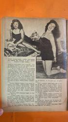 CENNET GÜZEL KADINLAR MAGAZİN MECMUASI DERGİSİ - SAYI: 11 - 9 OCAK 1954 - MÜNİR COŞKUN - R. S. YEŞİM - FALK ŞENOL - SABİTE TUR GÜLERMAN - HAMİYET YÜCESES - MUALLA MUKADDER ATAKAN - BENLİ BELKİS - NERİMAN KÖKSAL -  MÜNİR NUREDDİN SELÇUK - HACI ARİF BEY - ERSKINE CALDWELL - BOB HOPE - ORHAN ELMAS - LINDA DARNELL - JALE YILMAZ - YILMAZ DURU - ÖZDEMİR BATURALP - CHARLOT DALYS - RONDELLAS - AYA PERA - KİMON SPATAPULO - Z. ÖZFER - C. ŞENCAN -  32 SAYFA