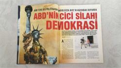YENİ AKTÜEL  HAFTALIK HABER DERGİSİ - SAYI:63 - 6-12 TEMMUZ - 2005 -   YENİ AKTÜEL BU SAYISINDA ABD’NİN “GÜVENLİK İÇİN DEMOKRASİ” STRATEJİSİNDEN EUROTÜRKLERİN AB KARŞITI TUTUMUNA, MİSYONERLİK TARTIŞMALARINDAN ANGELA MERKEL’İN PORTRESİNE KADAR ULUSLARARASI SİYASET VE TOPLUMSAL GERİLİMLERİ MERCEK ALTINA ALIYOR – “OPERASYON ADI: SİLAHLI DEMOKRASİ” DOSYASINDA CONDOLEEZZA RICE’IN DEMOKRASİYİ ÖNE ÇIKARAN YENİ DIŞ POLİTİKASI ABD’NİN SAMİMİYETİNİ TARTIŞMAYA AÇIYOR – “EUROTÜRKLER DE TÜRKİYE’YE KARŞI” BAŞLIĞIYLA YURTDIŞINDA YAŞAYAN 100 TÜRK’TEN 60’ININ “TÜRKİYE AB’YE GİRMESİN” GÖRÜŞÜNE YER VERİLİYOR, DOÇ. DR. AYHAN KAYA BU TUTUMUN ARKA PLANINI YORUMLUYOR – “İŞTE O KADIN: ANGELA MERKEL” DOSYASINDA DOĞU ALMAN, FİZİKÇİ, PROTESTAN VE CDU LİDERİ MERKEL’İN TÜRKİYE’NİN AB ÜYELİĞİNE KARŞI YÜRÜTTÜĞÜ SİYASİ MÜCADELE VE KİŞİSEL GÖRÜŞLERİ ANLATILIYOR – “YENİ HUZUR CİMNASTİĞİ” DOSYASINDA ÇİGONG, BIODANZA VE YOGA GİBİ KİŞİSEL GELİŞİM YÖNTEMLERİ ARASINDA BİNLERCE YILLIK GELENEKLERLE UYDURMA TEKNİKLER114  SAYFA