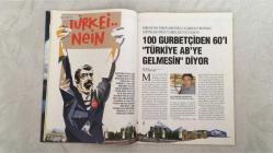 YENİ AKTÜEL  HAFTALIK HABER DERGİSİ - SAYI:63 - 6-12 TEMMUZ - 2005 -   YENİ AKTÜEL BU SAYISINDA ABD’NİN “GÜVENLİK İÇİN DEMOKRASİ” STRATEJİSİNDEN EUROTÜRKLERİN AB KARŞITI TUTUMUNA, MİSYONERLİK TARTIŞMALARINDAN ANGELA MERKEL’İN PORTRESİNE KADAR ULUSLARARASI SİYASET VE TOPLUMSAL GERİLİMLERİ MERCEK ALTINA ALIYOR – “OPERASYON ADI: SİLAHLI DEMOKRASİ” DOSYASINDA CONDOLEEZZA RICE’IN DEMOKRASİYİ ÖNE ÇIKARAN YENİ DIŞ POLİTİKASI ABD’NİN SAMİMİYETİNİ TARTIŞMAYA AÇIYOR – “EUROTÜRKLER DE TÜRKİYE’YE KARŞI” BAŞLIĞIYLA YURTDIŞINDA YAŞAYAN 100 TÜRK’TEN 60’ININ “TÜRKİYE AB’YE GİRMESİN” GÖRÜŞÜNE YER VERİLİYOR, DOÇ. DR. AYHAN KAYA BU TUTUMUN ARKA PLANINI YORUMLUYOR – “İŞTE O KADIN: ANGELA MERKEL” DOSYASINDA DOĞU ALMAN, FİZİKÇİ, PROTESTAN VE CDU LİDERİ MERKEL’İN TÜRKİYE’NİN AB ÜYELİĞİNE KARŞI YÜRÜTTÜĞÜ SİYASİ MÜCADELE VE KİŞİSEL GÖRÜŞLERİ ANLATILIYOR – “YENİ HUZUR CİMNASTİĞİ” DOSYASINDA ÇİGONG, BIODANZA VE YOGA GİBİ KİŞİSEL GELİŞİM YÖNTEMLERİ ARASINDA BİNLERCE YILLIK GELENEKLERLE UYDURMA TEKNİKLER114  SAYFA