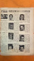 YILDIZ HAFTALIK SİNEMA MECMUASI DERGİSİ - SAYI: 34 18 AĞUSTOS 1951 - U KUTMAN - LOUIS JOURDAN - TONY CURTIS - GLENN FORD - FARLEY GRANGER - DANA ANDREWS - VAN HEFLIN - HALIL MEHMETÇİK - NERIMAN KÖKSAL - COSKUN KARDEŞLER - MÜZEYYEN SENAR - KAMIL AYKAN - ADNAN UYSAL - FIKRET ADIL - ETEM IZZET BENICE - BEHÇET KEMAL ÇAĞLAR - GENERAL FRANCO - NICOLAS FRANCO - NINA DYER - HACER HAMDI - MEHMET SELMAN - SAMIYE CEMAL - NAMIK KEMAL - NAZIM UZMAN - NURI AKINCI - YAŞAR YILMAZ ÇETINEL - MEHMET ERZENELI - SÜLEYMAN KARAKOYUN - HAMDI TATLIOĞLU - MITHAT CEYLAN - MEHDI EREN - BEDII KANZUK - HULKI CETINKOL - ARTIN TURAB - IBRAHIM IZZETTIN - SCHIAPARELLI - ISTANBULUN FETHI - VATAN - ÜÇÜNCÜ SELIMIN GÖZDESI - BARBAROS HAYRETTIN - CEM SULTAN - TAHIR ILE ZÜHRE - ARZU ILE KANBER - EGE KAHRAMANLARI - SULAR KARARMADAN - PURO TUVALET SABUNU - NECIPBEY BRIYANTINI - .FILM : HERE COMES THE GROOM - FILM : MR. BELVEDERE RINGS THE BELL - FILM : RHUBARB - LARRY PARKS - JOHN PAYNE - GREGORY PECK - GIGI PERREA -  32 SAYFA