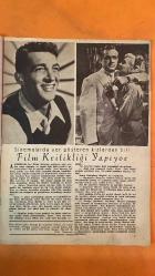 YILDIZ HAFTALIK SİNEMA MECMUASI DERGİSİ - SAYI: 34 18 AĞUSTOS 1951 - U KUTMAN - LOUIS JOURDAN - TONY CURTIS - GLENN FORD - FARLEY GRANGER - DANA ANDREWS - VAN HEFLIN - HALIL MEHMETÇİK - NERIMAN KÖKSAL - COSKUN KARDEŞLER - MÜZEYYEN SENAR - KAMIL AYKAN - ADNAN UYSAL - FIKRET ADIL - ETEM IZZET BENICE - BEHÇET KEMAL ÇAĞLAR - GENERAL FRANCO - NICOLAS FRANCO - NINA DYER - HACER HAMDI - MEHMET SELMAN - SAMIYE CEMAL - NAMIK KEMAL - NAZIM UZMAN - NURI AKINCI - YAŞAR YILMAZ ÇETINEL - MEHMET ERZENELI - SÜLEYMAN KARAKOYUN - HAMDI TATLIOĞLU - MITHAT CEYLAN - MEHDI EREN - BEDII KANZUK - HULKI CETINKOL - ARTIN TURAB - IBRAHIM IZZETTIN - SCHIAPARELLI - ISTANBULUN FETHI - VATAN - ÜÇÜNCÜ SELIMIN GÖZDESI - BARBAROS HAYRETTIN - CEM SULTAN - TAHIR ILE ZÜHRE - ARZU ILE KANBER - EGE KAHRAMANLARI - SULAR KARARMADAN - PURO TUVALET SABUNU - NECIPBEY BRIYANTINI - .FILM : HERE COMES THE GROOM - FILM : MR. BELVEDERE RINGS THE BELL - FILM : RHUBARB - LARRY PARKS - JOHN PAYNE - GREGORY PECK - GIGI PERREA -  32 SAYFA