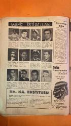 YILDIZ HAFTALIK SİNEMA MECMUASI DERGİSİ - SAYI: 34 18 AĞUSTOS 1951 - U KUTMAN - LOUIS JOURDAN - TONY CURTIS - GLENN FORD - FARLEY GRANGER - DANA ANDREWS - VAN HEFLIN - HALIL MEHMETÇİK - NERIMAN KÖKSAL - COSKUN KARDEŞLER - MÜZEYYEN SENAR - KAMIL AYKAN - ADNAN UYSAL - FIKRET ADIL - ETEM IZZET BENICE - BEHÇET KEMAL ÇAĞLAR - GENERAL FRANCO - NICOLAS FRANCO - NINA DYER - HACER HAMDI - MEHMET SELMAN - SAMIYE CEMAL - NAMIK KEMAL - NAZIM UZMAN - NURI AKINCI - YAŞAR YILMAZ ÇETINEL - MEHMET ERZENELI - SÜLEYMAN KARAKOYUN - HAMDI TATLIOĞLU - MITHAT CEYLAN - MEHDI EREN - BEDII KANZUK - HULKI CETINKOL - ARTIN TURAB - IBRAHIM IZZETTIN - SCHIAPARELLI - ISTANBULUN FETHI - VATAN - ÜÇÜNCÜ SELIMIN GÖZDESI - BARBAROS HAYRETTIN - CEM SULTAN - TAHIR ILE ZÜHRE - ARZU ILE KANBER - EGE KAHRAMANLARI - SULAR KARARMADAN - PURO TUVALET SABUNU - NECIPBEY BRIYANTINI - .FILM : HERE COMES THE GROOM - FILM : MR. BELVEDERE RINGS THE BELL - FILM : RHUBARB - LARRY PARKS - JOHN PAYNE - GREGORY PECK - GIGI PERREA -  32 SAYFA