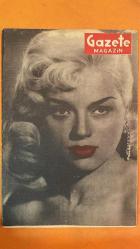 GAZETE MAGAZİN DERGİSİ - SAYI: 12 24 TEMMUZ 1957 - AZIZ FERMAN - NERMIN GÜRBÜZOL - ILHAMI K YANAR - DIANNA DORS - INCI BIROL - SEMRA YILDIZ - HALIT ZIYA USAKLIGIL - SAFFET NEZIHI - HÜSEYIN RAHMI - ŞINASI - AHMET MITHAT EFENDI - AFIF YESARI - ROBER - ROZALA - BERT - PAPA V. CI GREGUVAR - MELIHA - TANYA VELVA - PETER BACH - ZAGREB - NEW YORK - VAKIT MATBAASI - APA OFSET BASIMEVI - HOCAPAŞA CAMI SOKAĞI - GÜNEŞ HAN - ISTANBUL YAYINEVI - GAZETE MAGAZIN - ZAVALLI NECDET - HANIM MEKTUPLARI - İZAH VE ISTIZA - TARABYA - ORLEAN - FRANSA - ROMA - PARIS - 1952 OLIMPIYATLARI - AKTUALITE - ZELZELE - BOLU - SIVAS - RIZE - TRABZON - PÖTÜRGE - DARENDE -   22 SAYFA