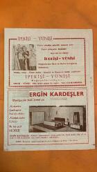 REKLAM MAGAZİN DERGİSİ - SAYI: 3 MAYIS 1951 - İPEKİŞİ - YÜNİŞİ - İSMAİL ÇAKIR - MÜN'İM SÜKÜTİ - GÜZİN SÜKÜTİ - RUHİYE - FETHİ DOĞANÇAY - ÜLKÜ DOĞANÇAY - DÜMEKS AİLESİ - LÜTFİYE ARİBAL - HALİM ALYOT - MEHMET OTMAN - LÜTFİYE OTMAN - KERİM OTMAN - DİLER OTMAN - FAHİR HEPER - FIGEN HEPER - SADETTİN YALIM - SUAT YILMAZ YALIM - SIRRI SURAL - FATMA GÜNDOĞDU - GÜVEN TÜRKER - LEYLA SAYAR - FATMA GİRİK - ORHAN GÜNŞIRAY - BELGİN DORUK - EVİNÇ GÜRKOÇ - CANTÜRK SAKARYA - BİNAY OKURER - FERİT AKIN - ŞAİR EŞREF - KÂMİL PAŞA - ROOSEVELT - STALİN - ROSSINI - ÜNAL - GÜL - SUMBUL - CEVDET TURAN - SETTAR İKSEL - BROISCH-OPPERT - KURT BITTEL - RAHMİ PEHLİVANLI - OTTO PREMINGER - LISELOTTE PULVER - PEDRO ARMANDARIZ - SERGE YUKEVİÇ - FRED ZINNEMAN - JEAN GIONO - CLAUDE MAURIAC - EDOUARD MELINARO - JEAN PAULHAN - RAOUL PLOQUIN - MARCEL VESTES - LUIGI CHIARINI - BLASETTI - COPPELIYA BALESİ - DEVLET TİYATROSU - ACTUALITÉS FRANÇAIS - NEMRUT DAĞI - KRAL ANTİOCHUS - HITIT SANATI SERGİSİ - BATI BERLİN -   20 SAYFA