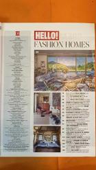 HELLO! DERGİSİ - FASHION HOMES - MARGHERITA MISSONI - BİLGÜN DERELİ - TATIANA MUÑOZ VON FÜRSTENBERG - PERVİN ERSOY - ROBERTO COIN - PILAR COIN - STUART WEITZMAN - ECE DAĞISTAN SAY - MARTINA MONDADORI - CARLA PEREYRA - MEHTAP ELAIDI - JOSIE NATORI - HAKAN HELVACIOĞLU - RICCARDA CONTINI - STEFANO CONTINI - JUAN MARIO SAHAGUN - CRISTINA COMELLA - HANDE ANI CAN - ALEJANDRA PRAT - BAŞAK BOZTEPE GORBON - LAURA CARRILLO - KEN NATORI - AYŞEGÜL ERBİL - DIEGO SIMONE - CEM M BAGAR - M MELDA NARMANI ÇİMEN - GÖKÇE ATEŞ KANTARA - YUSUF AKAN - GÖKTAY ÇUHADAR - ERSİN PARMAKSIZ - KAROLİN APIK - RANA KORGÜL - MELDA ONBAŞYAN - YASEMİN AKSOY - ALL ERMAN LEN - FİZ ŞAHİNKAYA - ERDAL İPEKEŞEN - MEHMET RAUF ATEŞ - EGEMEN ERKOROL - DİDEM KURUCU - YAKUP KURTULMUŞ - NISA ASH ERTEN ÇOKÇA - IŞ BAYSAL TURAN - MENEND ÇERÇİOĞLU - ŞERİFE DÖKMETAŞ - DİLEK ÜNLÜ - AYFER KAYGUN BUKA - SEZİNUR BALKÇOĞLU - BELZ BALBEY - MICHAEL NEUWIRTH - CHRISTINA BRESLER - MARION BADOLLE FEICK - JEANNINE SOELDNER - SALVATORE Z - 146 SAYFA