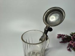 Antika Alman Tankard - Bira BArdağı - Kapaklı Bİra Bardak