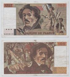 Fransa 1989 Yılı 100 Frank ÇT