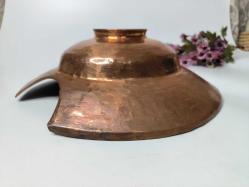 Antika Berber Tıraş Tası - Bakır İşçilik Berber Leğeni - Tas