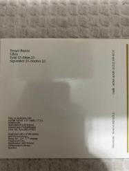 Terazi burcu burç ve yıldızlara dair resimli cetvel Muhammet şefi Tebrizi Kartpostal 11x11 cm ebatında