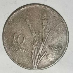 TÜRKİYE  1966   10    KURUŞ