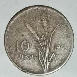 TÜRKİYE  1965   10    KURUŞ