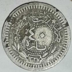 OSMANLI DÖNEMİ  MEHMET REŞAT  1327 /5      40 PARA