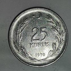 TÜRKİYE  1970    25  KURUŞ