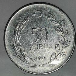 TÜRKİYE  1971   50  KURUŞ