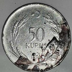 TÜRKİYE  1971   50  KURUŞ