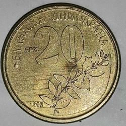 YUNANİSTAN  1992   20 DRAHMİ