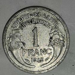 FRANSA  1945  1 FRANK