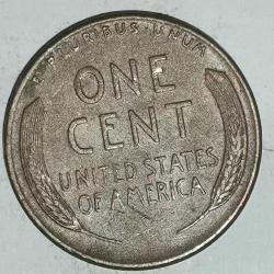AMERİKA 1955    1 CENT  BUĞDAY CENTİ