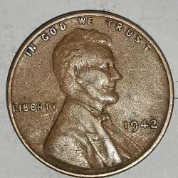 AMERİKA 1942    1 CENT  BUĞDAY CENTİ