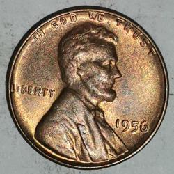 AMERİKA 1956    1 CENT  BUĞDAY CENTİ