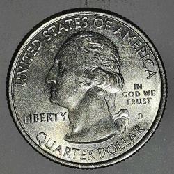 AMERİKA  2016 D    25 CENT   HATIRA  Güzel Amerika Çeyrekleri - Shawnee