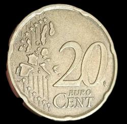 Almanya 2002 J. 20 Euro Cent