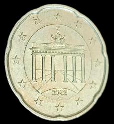Almanya 2022. A 20 Euro Cent