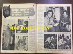 FOTO MAGAZİN, RADYO, SİNEMA ve EĞLENCE DERGİSİ(MECMUASI) - 12 OCAK 1966 - SAYI:42 - BABASI SELMA GÜNERİ'Yİ DANSÖZ YAPIP GÖBEK ATTIRDI - GÖNÜL YAZAR 1966 GECELERİNİ ANLATIYOR - HIRSIZLAR, FİLİZ AKIN, SEVDA FERDAĞ, NİLÜFER AYDAN ve GÜLCAN SEVİM'İN ŞÖHRETİNİ ÇALDI - MUZAFFER AKGÜN'ÜN MİNİK MAYMUNU TÜRKÜ ÖĞRENİYOR - TUNÇ OKAN GİZLİCE EVLENDİ - EDİZ HUN, SOPHIA LOREN'LE OYNAYACAK - DANSÖZ SEVDA SERDAĞ - ZELİHA ÇOBANGELDİ RÖPORTAJI - MUZAFFER AKGÜN RÖPORTAJI - ORYANTAL NÜZHET BİRSEL, BEDİA MUVAHHİT, BELGİN DORUK, HİCRİ AKBAŞLI - LALE ORALOĞLU - RÜÇHAN ÇAMAY & SADRİ ALIŞIK - NAZIM KALKAVAN - KUTSİ BEĞDEŞ - MUALLA MUKADDER & BATANAY RESTORANI - HALDUN DORMEN - FERİT AVNİ SÖZEN, NECMİ RIZA AHISKAN, ÇOLPAN İLHAN, GALİP SAN & SEMA ÖZCAN - SİBEL GÖKSEL - UĞUR TERZİOĞLU - NEŞE CAN ''TRT SEVMEDİĞİ SANATÇILARIN MUKAVELELERİNİ FESHEDİYOR'' - ZEKİ MÜREN - MERAL ARMAĞAN -YAŞAR ÖZEL & SANİYE CAN - MUZAFFER İLKAR - TÜRKAN ŞORAY, HÜSEYİN PEYDA'YI BEĞENMEDİ, FATMA GİRİK, NURİ SESİGÜZEL