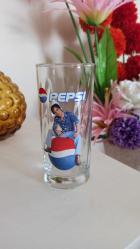 vintage pepsi ''TARKAN''desenli cam bardak & 16 cm