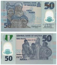 Nijerya 2024 Yılı 50 Naira Polimer ÇİL