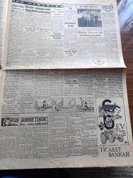 Cumhuriyet Gazetesi - 16 Haziran 1952 - Dolambaçlı yollar Cumhuriyet Başmakale - Refik Şevket İnce'nin Adnan Menderes'e gönderdiği istifa mektubu - Yunan kral ve kraliçesi Türkiye'den ayrıldılar fotoğraf - kral ve kraliçe cumhurbaşkanımız Celal Bayar'ın refakatinde savarona yatında fotoğraf - Kore cephesinde savaş şiddetlendi - hububat ihracına dair hazırlanan program - Toprak mahsulleri ofisi umum müdürü Mümtaz Rek fotoğraf - 4 çoban köpeği uçakla Suudi Arabistan'a gidiyor - asri bir yayla kasabası kuruluyor - Başbakan Adnan Menderes'in Washington'a gitmesi de muhtemel - feza taksileri yazan Tevfik Sadullah yazı dizisi - İngiltere'de komünizmin yayılması nasıl önlendi yazan Ömer Sami Coşar - Ruh Gurbetinde yazan Kerime Nadir Yazı Dizisi - Nuh'un gemisini arayacak heyet fotoğraf - mesleği dejenere edenler yazan Burhan Felek - Anıtkabir'de yapılacak insan arslan heykelleri - Dükkancı yazan Yaşar Kemal yazı dizisi - Ankara 1952 atletizm Bayramı müsabakaları - milli takımın güreş kampında