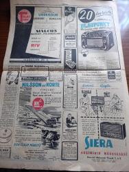 Cumhuriyet Gazetesi - 16 Haziran 1952 - Dolambaçlı yollar Cumhuriyet Başmakale - Refik Şevket İnce'nin Adnan Menderes'e gönderdiği istifa mektubu - Yunan kral ve kraliçesi Türkiye'den ayrıldılar fotoğraf - kral ve kraliçe cumhurbaşkanımız Celal Bayar'ın refakatinde savarona yatında fotoğraf - Kore cephesinde savaş şiddetlendi - hububat ihracına dair hazırlanan program - Toprak mahsulleri ofisi umum müdürü Mümtaz Rek fotoğraf - 4 çoban köpeği uçakla Suudi Arabistan'a gidiyor - asri bir yayla kasabası kuruluyor - Başbakan Adnan Menderes'in Washington'a gitmesi de muhtemel - feza taksileri yazan Tevfik Sadullah yazı dizisi - İngiltere'de komünizmin yayılması nasıl önlendi yazan Ömer Sami Coşar - Ruh Gurbetinde yazan Kerime Nadir Yazı Dizisi - Nuh'un gemisini arayacak heyet fotoğraf - mesleği dejenere edenler yazan Burhan Felek - Anıtkabir'de yapılacak insan arslan heykelleri - Dükkancı yazan Yaşar Kemal yazı dizisi - Ankara 1952 atletizm Bayramı müsabakaları - milli takımın güreş kampında