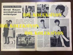 FOTO MAGAZİN, RADYO, SİNEMA ve EĞLENCE DERGİSİ(MECMUASI) - Yıl:1967’let- SAYI: 132 - GÖNÜL AKKOR ÖZEL RÖPORTAJI ve FOTOĞRAFLARI, EKREM BAŞARAN, KAMURAN AKKOR - GÖNÜL YAZAR'IN KALEMİYLE İSTANBUL GECELERİ - ÇETİN ŞENCAN - BİLGE EMEÇ & ÇETİN EMEÇ - AHMET ÜSTÜN - RÜÇHAN ÇAMAY, TURGUT DEMİRAĞ, İLAN GENCER ve EŞİ - DR. SELÇUK KANATLI - AKGÜNLER - TAŞLIK ORHAN - HÜLYA KOÇYİĞİT - AVNİ MESARETÇİ - BAKAN MEDENİ BERK - OYA MELLA - BÜLBÜL MEHMET - DR. İBRAHİM PİRİNCÇİ - AJDA PEKKAN - KEMAL SARPER - NİLGÜN ESEN NİLÜFER KOÇYİĞİT - SEVDA FERDAĞ - ÖZTÜRK SERENGİL - TAMER YİĞİT - FERYAL KOÇYİĞİT - NERİMAN KÖKSAL - AHMET ÜSTÜN - HAŞİM İŞCAN NİKAH KIYDI - NUREDDİN ÇAMLIDAĞ ve ÇOCUKLARI - MUZAFFER TEMA RÖPORTAJI - EMEL SAYIN SONBAHAR'DA EVLENİYOR, İSMET KASABOĞLU