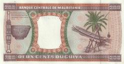 Moritanya 100, 200 500 Ouguiya 2002 emisyon