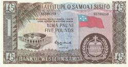 Batı Samoa 5 Pound, Çil,