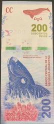 ARJANTİN 200 PESOS ÇİL  RESİMDEKİ ÜRÜN