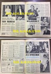 FOTO MAGAZİN, RADYO, SİNEMA ve EĞLENCE DERGİSİ(MECMUASI) - 25 MAYIS 1966 - SAYI: 61 - BÜLENT ORAL BÜFECİ OLDU, ORHAN ŞENER GAZİNOLARDA - GÖNÜL YAZAR'IN GECE HAYATI SOHBETLERİ, ZEKİ MÜREN - AYFER BAŞIBÜYÜK - GÜZİDE KASACI RÖPORTAJI - İRFAN ÖZBAKIR - AŞIK DAVUD SULART, YILDIZ TEZCAN, AŞIK ALİ İZZET - ÖMER İNÖNÜ, NECLA SARPER, YILDIZ ALPAR - KULÜP 12, NURAN AKSOY, KULÜP REŞAT, SELÇUK URAL, MUZAFFER TEMA - TERZİ MUALLA HANIM - HAYRİ BARAN, FİLİZ AKIŞIK, SADİ ÖNEL AHMET GERMERLİ, AYSEL ÖZNEL, AYLA AKIN - HALİL YILDIZ - ÖZDEMİR ÖZDEN, İSTANBUL RADYOSU - MEMURLUKTAN BÜFECİLİĞE, ŞARKICI BÜLENT ORAL KANTİN İŞLETİYOR - ZÜHRE VARIŞLI ÖZEL RÖPORTAJI - TÜLİN YAKARCELİK - KLARNET, EMİN CENKMEN - ŞÜKRÜ TUNAR - AYLA BÜYÜKATMAN RÖPORTAJI - ARKA KAPAK: BÜLENT ORAL