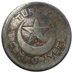 1939 Yılı 5 Kuruş TEMİZ