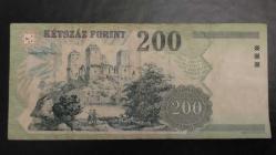 1998 YILI MACARİSTAN 200 FORİNT RESİMDE GÖRÜLDÜĞÜ GİBİ