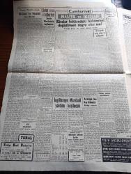 Cumhuriyet Gazetesi - 20 Aralık 1950 - Geç Kaldılar yazan Abidin Daver Başmakale - Eisenhower Atlantik ordusu komutanı oldu - Kore'de Kızıl Çinliler 39. Arz dairesi üzerinde toplandılar arz dairesi üzerinde toplandılar - Kore'de birliğimizin ele geçirdiği Kuzey Koreli kadın ve erkek casuslar fotoğraf - Kore'deki şehit Yaralı ve kayıplarımızı bildiren resmi tebliğ - Kore kahramanları Amerika'nın sesi radyosundan konuşacaklar - Maliye Bakanı Hasan Polatkan'ın bütçeye dair izahatı - cumhurbaşkanı Celal Bayar'ın gazetecilere çay ziyafeti - yeni denizaltılarımız Dün Amerika'dan geldiler fotoğraf - İngiltere'ye Marshall yardımı kesilecek - Karanlık Oda Yazan Peride Celal Yazı Dizisi - Iwo Jima Yanıyor filmi Marmara ve çemberlitaş sinemasında - ahiret yolcuları filmi yurt sinemasında - Amerikalı güreşçiler Yarın uçakla geliyorlar fotoğraflar - Yaşar Doğunun rakibi  Louis Heintz fotoğraf - Hamiyet Yüceses ve Ahmet Üstün Taksim kristal salonunda - Türkiye'den kore'dekilere mektup - Sümerbank